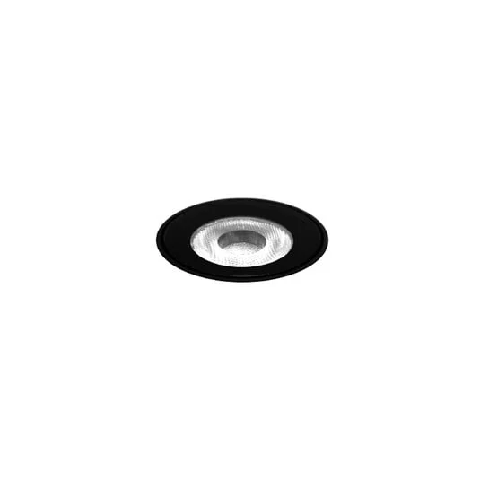 WEVER & DUCRÉ Foco de suelo LED empotrable Blink 1.0, negro, sin borde