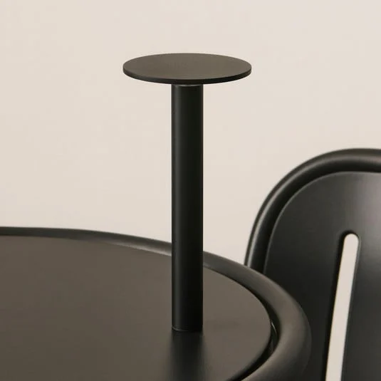 Lámpara de mesa recargable LED HAY HOST PORTABLE, antracita, 22 cm IP44