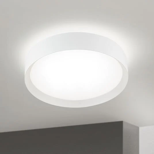 Plafón LED VARIO, Ø 40 cm, blanco, metal, CCT, atenuable