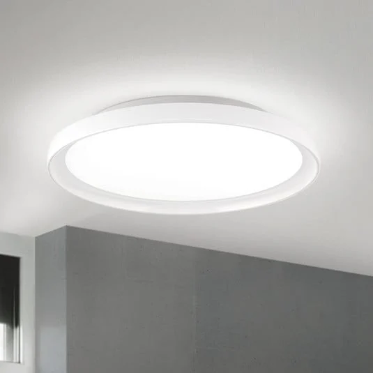 lámpara LED de techo GAMMA, Ø 40 cm, blanca, control remoto, CCT atenuable