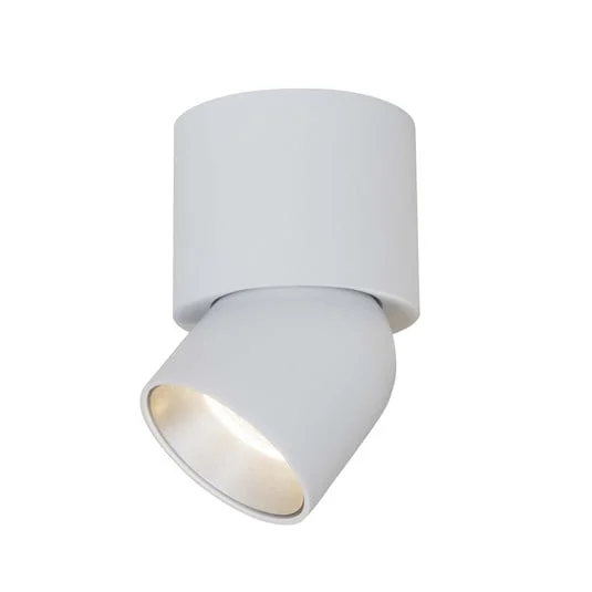 Downlight LED SLC CUP, blanco/plata, 930, Ø 7,5 cm, atenuable