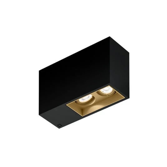 WEVER & DUCRÉ Downlight Planopetit 2.0 negro/beige 927 atenuable