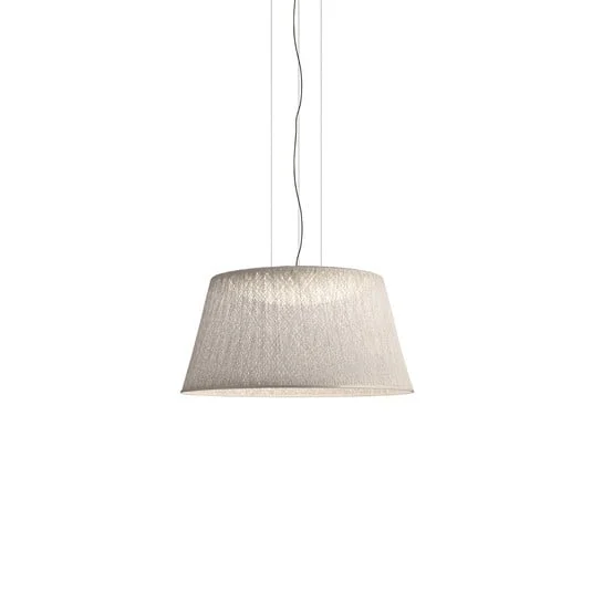 Lampára colgante exterior LED WIND de Vibia, beige, 64 x 120 cm, 927