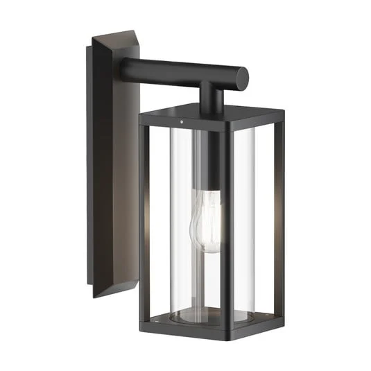Aplique de pared Maytoni Cell, grafito, aluminio, altura 20 cm, IP65