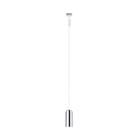 Lámpara colgante Paulmann URail 2Easy, blanco señal, metal, E27