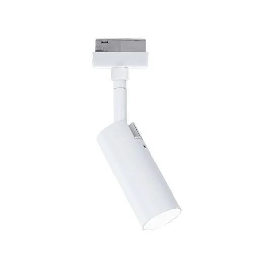 Paulmann URail Tubo Spot, 3 niveles atenuables, 4000 K, blanco señal