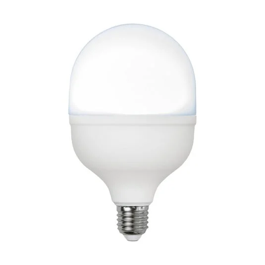 Bombilla LED E27, 30 W, opalina, 6500 K, 4000 lúmenes, redonda