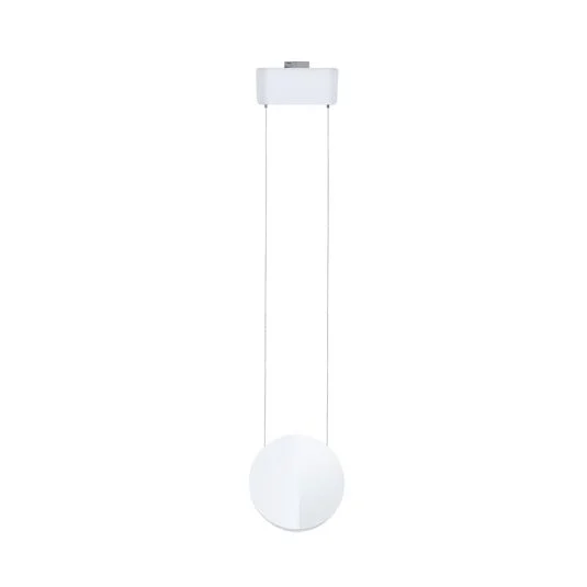 Lámpara colgante LED URail Alejandro de Paulmann, blanco señal, 4000 K,