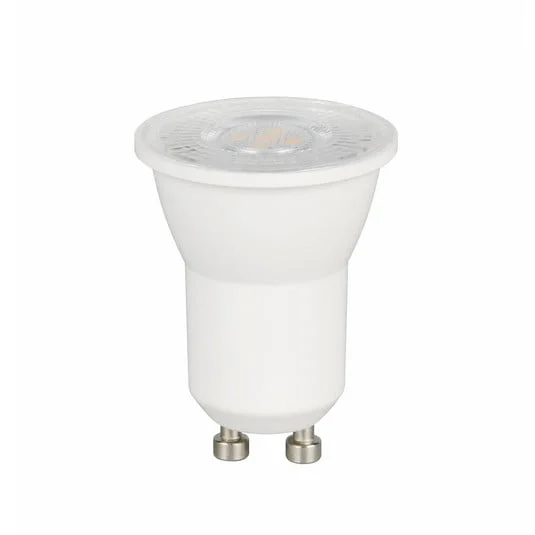 Bombilla reflectora LED mini, GU10, 4 W, blanco, 3000 K, atenuable