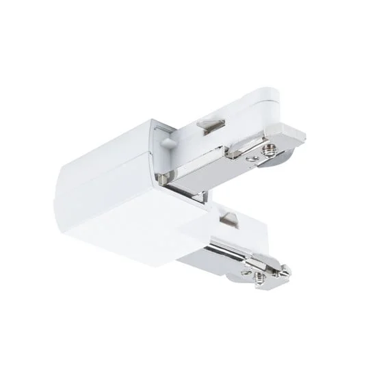 Conector Paulmann URail L, blanco señal, metal