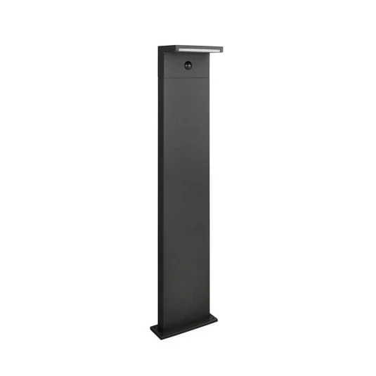 Bolardo luminoso LED Ravi, antracita, altura 100 cm, sensor, IP54
