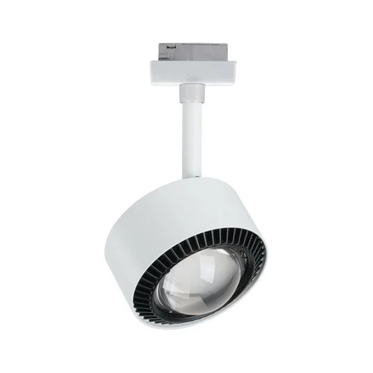 Foco LED Paulman URail Aldan, blanco señal, White Switch