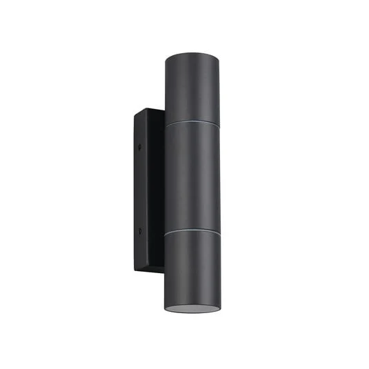 Aplique para exterior Yamuna, antracita, altura 23 cm, metal, IP65