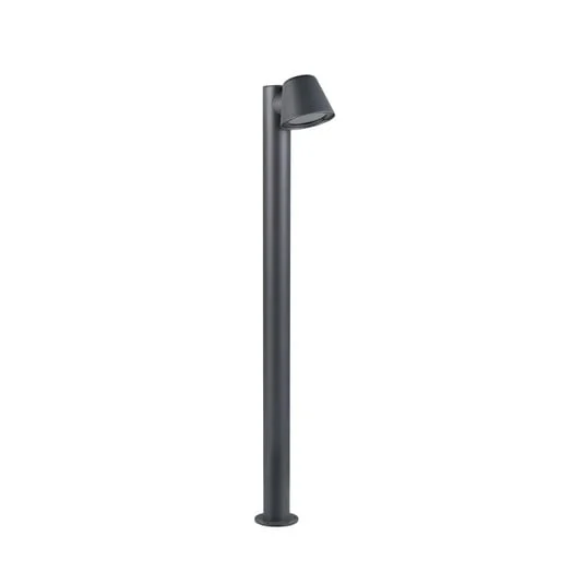 Bolardo luminoso Beni, negro mate, altura 100 cm, metal