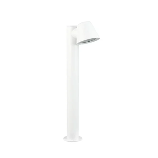 Lámpara sobremuro Beni, blanco mate, altura 60 cm, metal