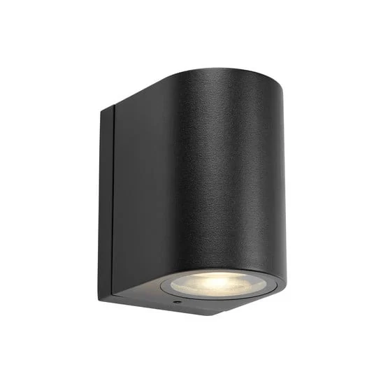 Aplique LED para exterior Alor, negra, 1 luz, IP65, atenuable