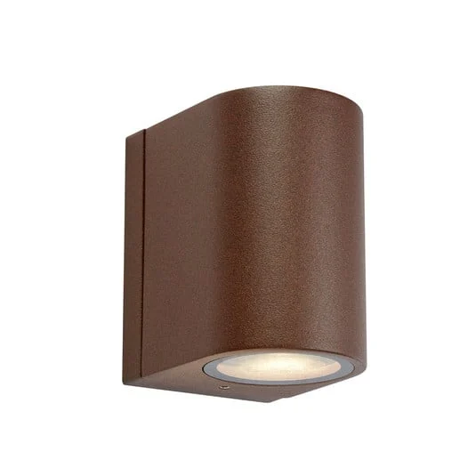 Aplique LED para exterior Alor, marrón, 1 luz, IP65, atenuable