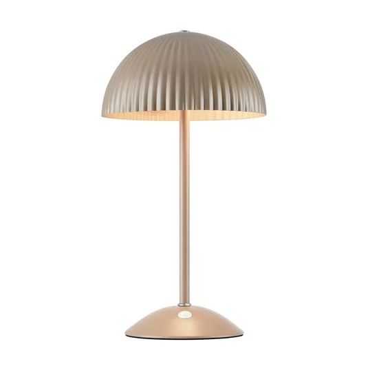 Lámpara de mesa Zin, marrón, hierro, altura 35,5 cm, G9