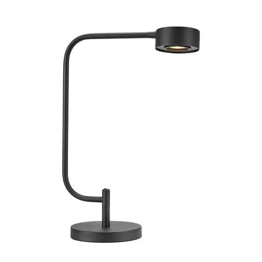 Lámpara de mesa LED Hugo, negra, altura 51,5 cm, atenuable