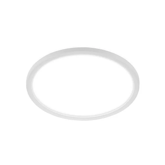 Lámpara de techo LED para baño Slim Drip, blanca, Ø 29 cm, IP44