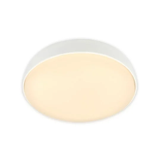 Plafón LED Nikan, blanco mate, Ø 28,5 cm, 3000 K