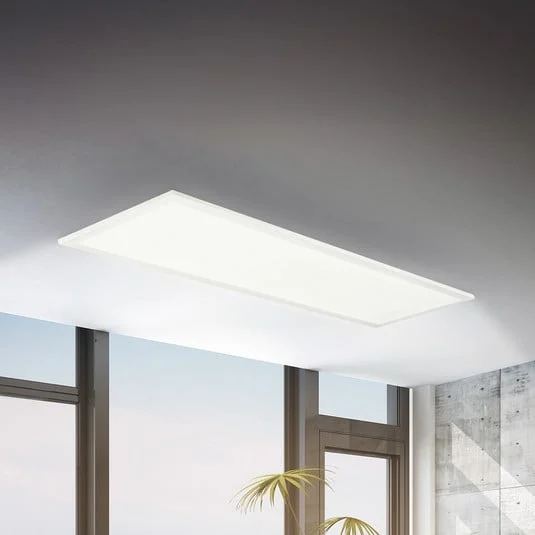 Panel LED Simple 100 x 25 cm, blanco, ultraplano, IP44, 4000 K