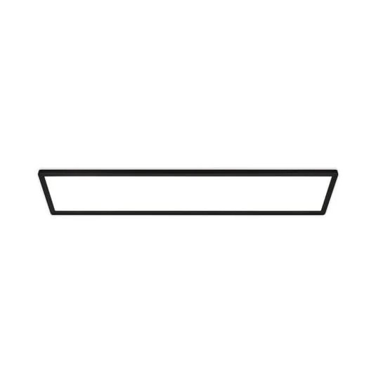 Panel LED Shallow on/off, 98 x 20 cm, negro, 840 Backlight