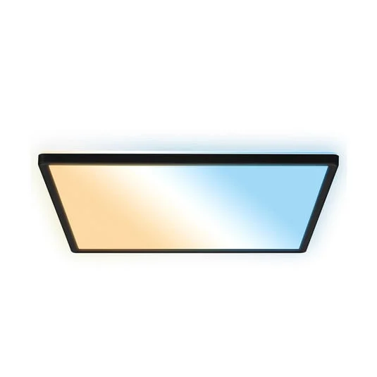Panel LED Shallow Remote CCT, 42 x 42 cm, negro, retroiluminación