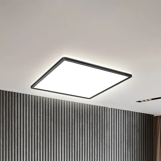 Panel LED Slim Control Remoto RGBW, 42 x 42 cm, negro, retroiluminación