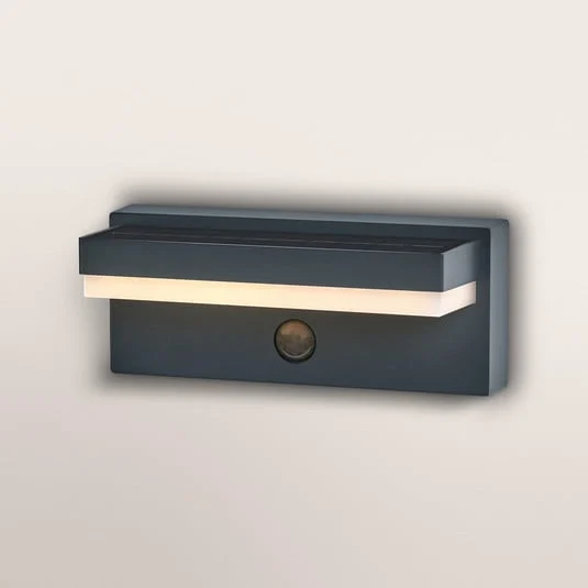 Lámpara solar OSRAM ENDURA STYLE ROBUST gris, sensor IP54 USB