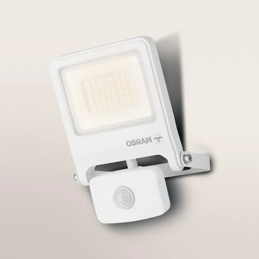 Foco exterior OSRAM ENDURA FLOOD, blanco, sensor 30 W 830 IP44