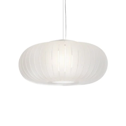 Lámpara colgante Kartell Teresa Frozen, color hielo, Ø 50 cm, E27