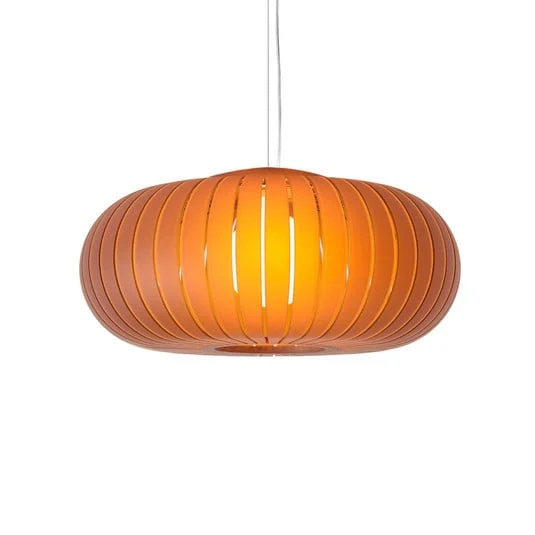 Lámpara colgante Kartell Teresa Frozen, ámbar, Ø 50 cm, E27