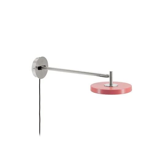 Aplique de pared LED UMAGE Asteria Long, rosa, acero, con enchufe