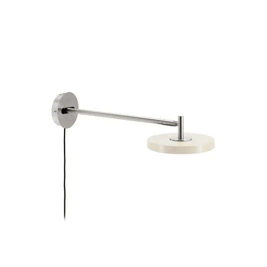 Aplique de pared LED UMAGE Asteria Long, blanco, acero, con enchufe
