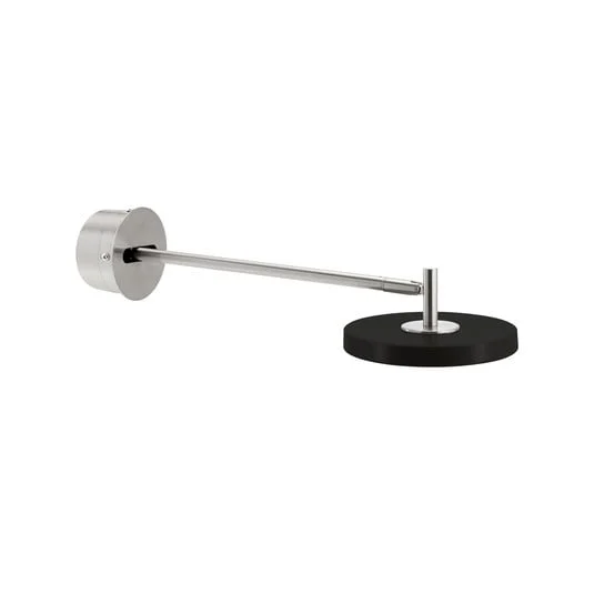 Aplique de pared LED UMAGE Asteria Long, negro, acero, conexión directa