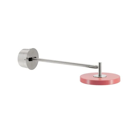 Aplique de pared LED UMAGE Asteria Long, rosa, acero, conexión directa