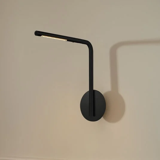 Aplique de pared LED UMAGE Omni Pivot, negro, atenuable