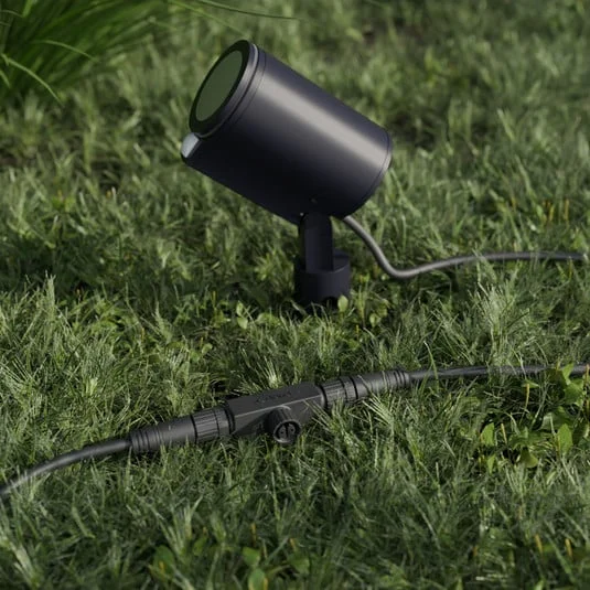 Foco LED STEINEL Garden C, antracita, con piquete, IP65, RBWW