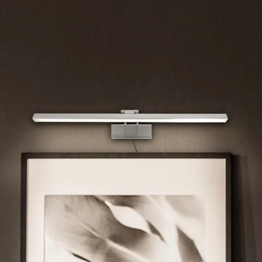 Aplique de pared LED Litho, acero, metal, CCT, ancho 60 cm