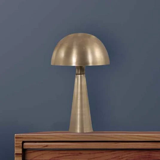 Lámpara de mesa Pimpernel, bronce, metal, altura 42 cm, E27