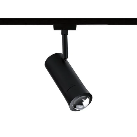 Foco de riel LED Paulmann URail Smart, modelo Tarie, negro, CCT RGB