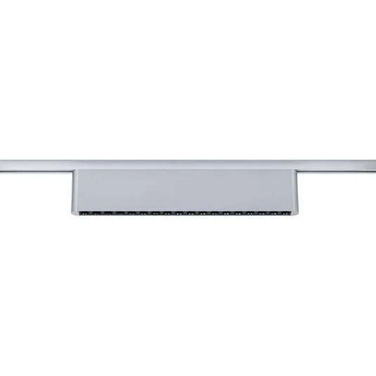 Lámpara de riel LED Paulmann URail Zelos, cromada, 4000 K, 37 cm