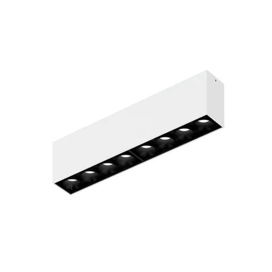 Lámpara LED de techo Linoo 8.0 de WEVER & DUCRÉ, metal blanco y negro