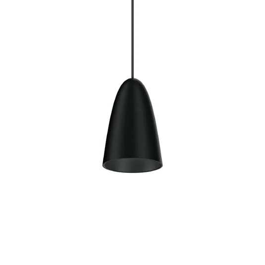 Lámpara colgante LED WEVER & DUCRÉ Cozy Zone 1.0, negra, 2700 K