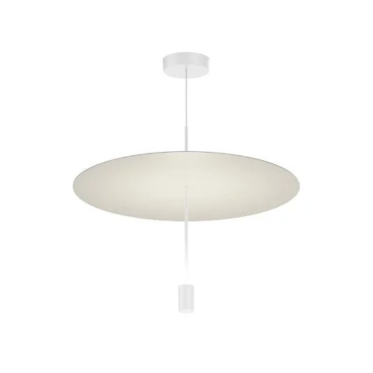 Lámpara colgante LED Shedda de WEVER & DUCRÉ, Ø 55 cm, gris sedoso, 2700 K