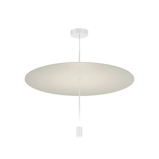 Lámpara colgante LED Shedda de WEVER & DUCRÉ, Ø 70 cm, gris sedoso, 2700 K