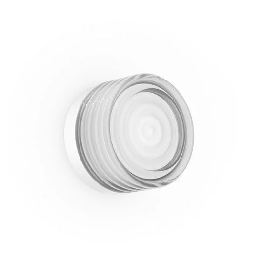 Aplique de pared LED WEVER & DUCRÉ de Hajo, blanco/transparente, temperatura de