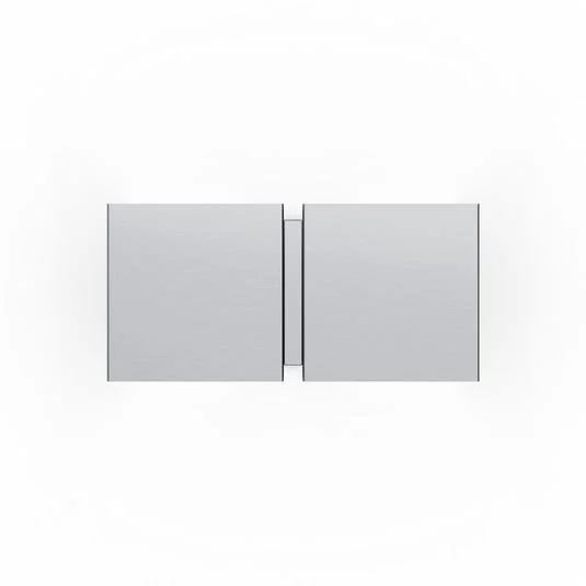 WEVER & DUCRÉ Aplique de pared CG Square de aluminio, 21 cm, 2 luces