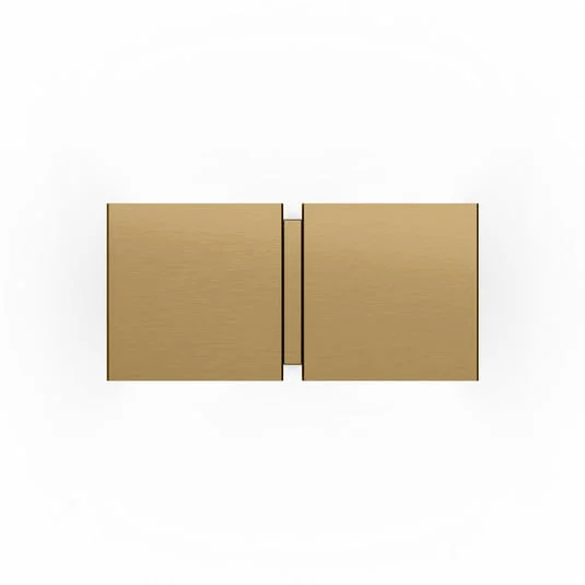 WEVER & DUCRÉ Aplique de pared CG Square beige, ancho 21 cm, 2 luces